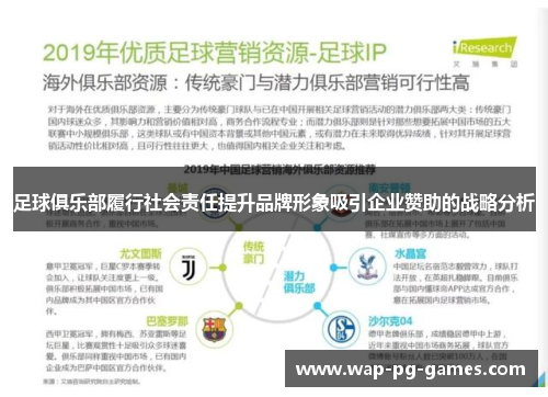 足球俱乐部履行社会责任提升品牌形象吸引企业赞助的战略分析